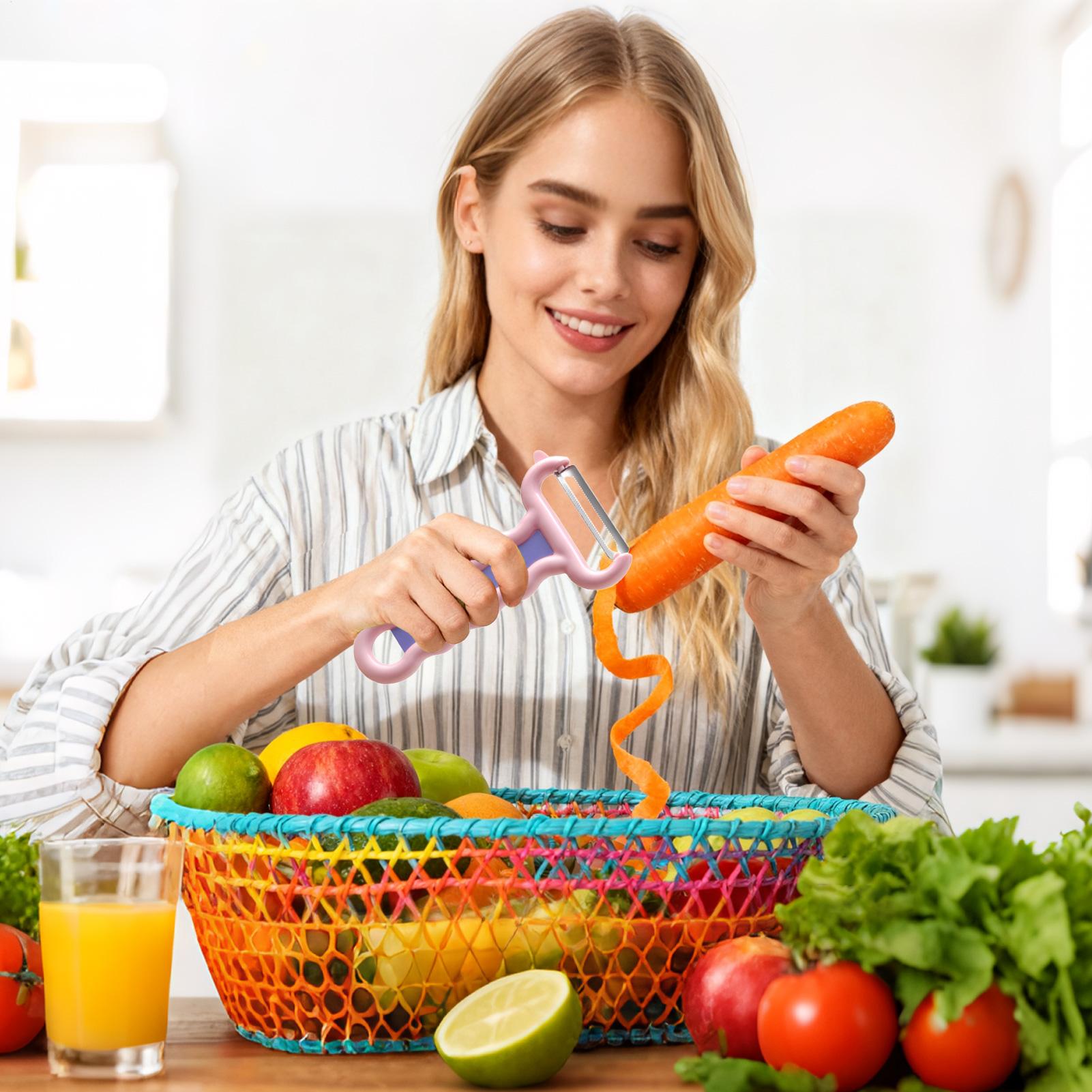 Kitchen Gadgets For Women - Veggie Peeler Handheld Kitchen Gadget Vegetable