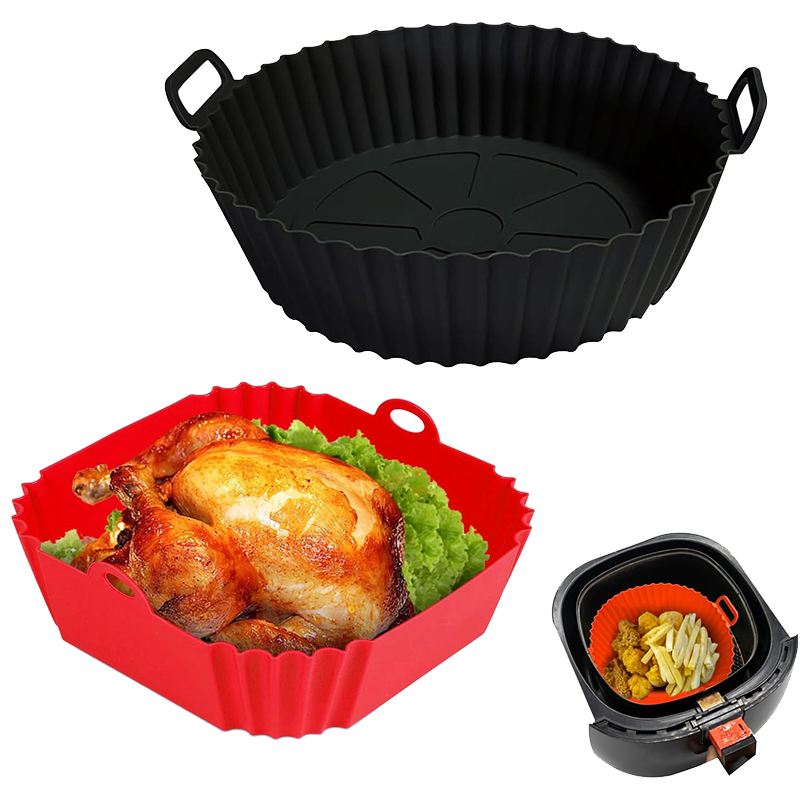 Kitchen Gadgets Baking - Air Fryer Silicone Liners Pot Cooking