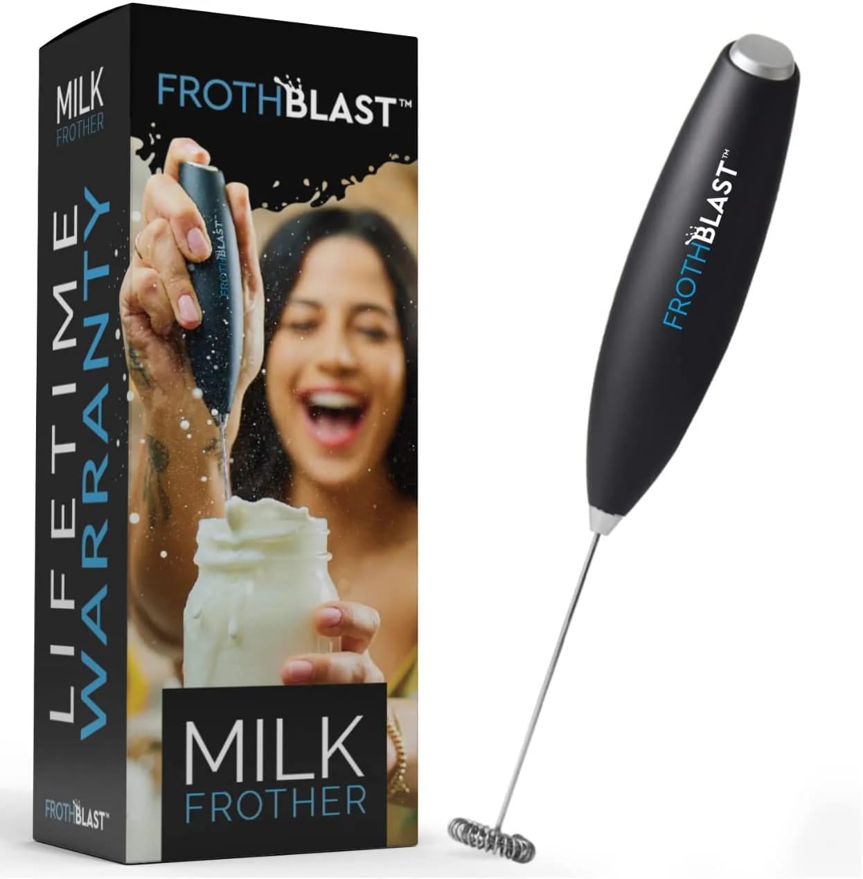 Milk Frother - Handheld Milk Frother - 19000 RPM