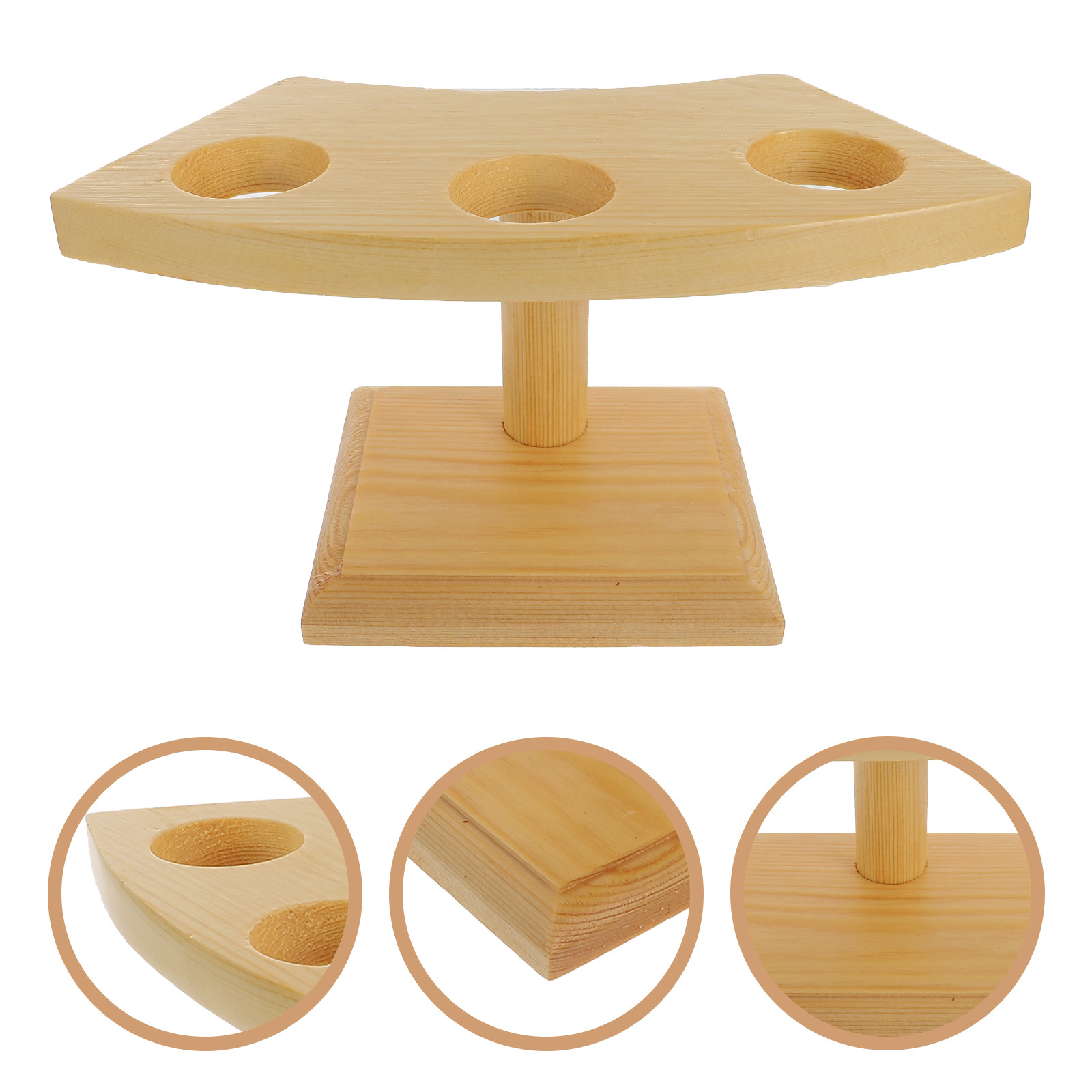 Kitchen Gadgets Essential - Premium Solid Wood Cone Stand Ice