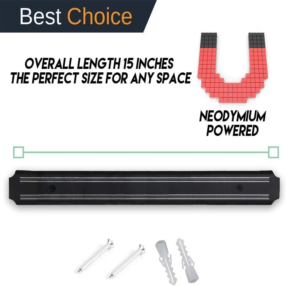Magnetic Knife Strip - 13 Inch Magnetic Knife Holder Wall