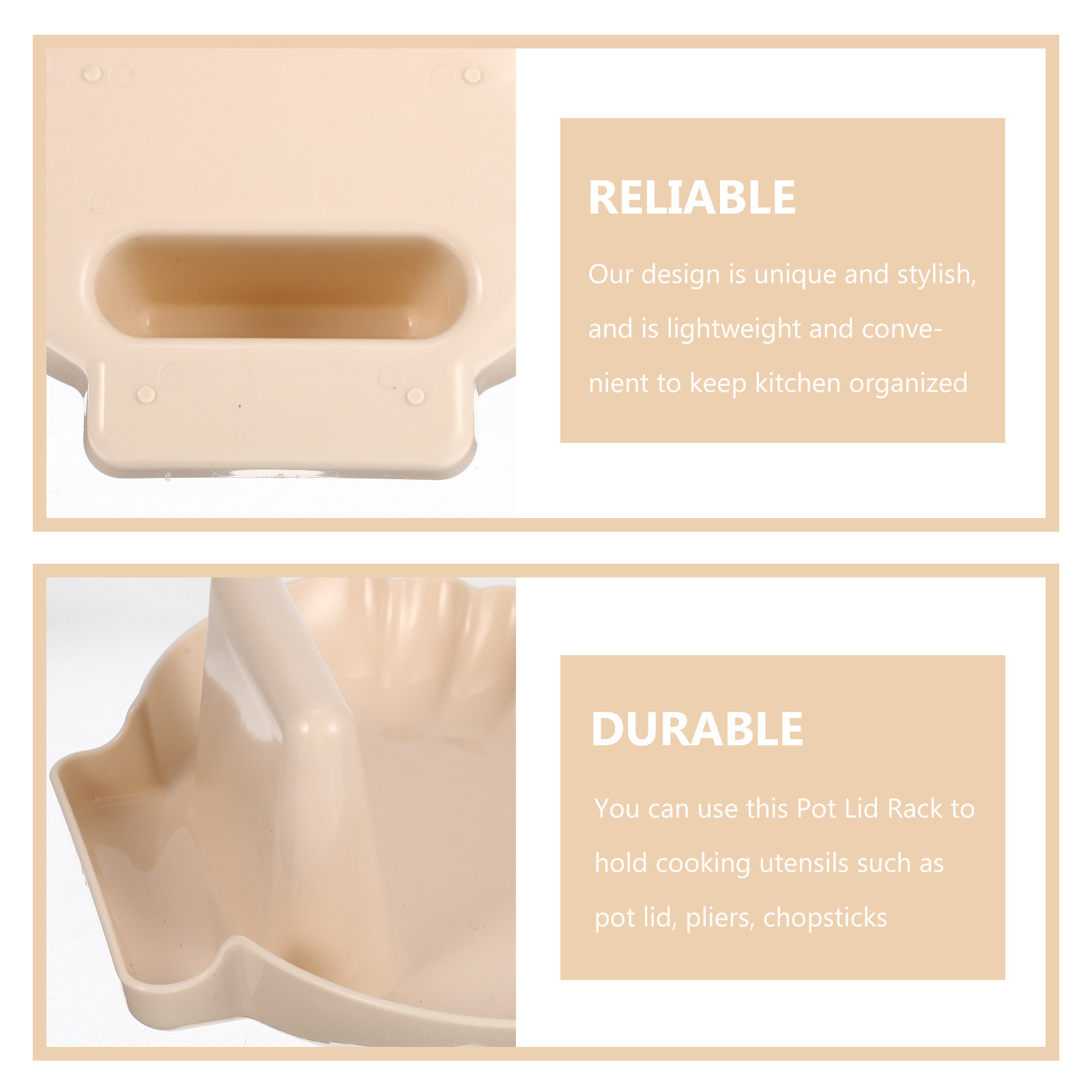 Multi-Function Pot Lid Holder  - Kitchen Gadgets Gold のレビューと価格