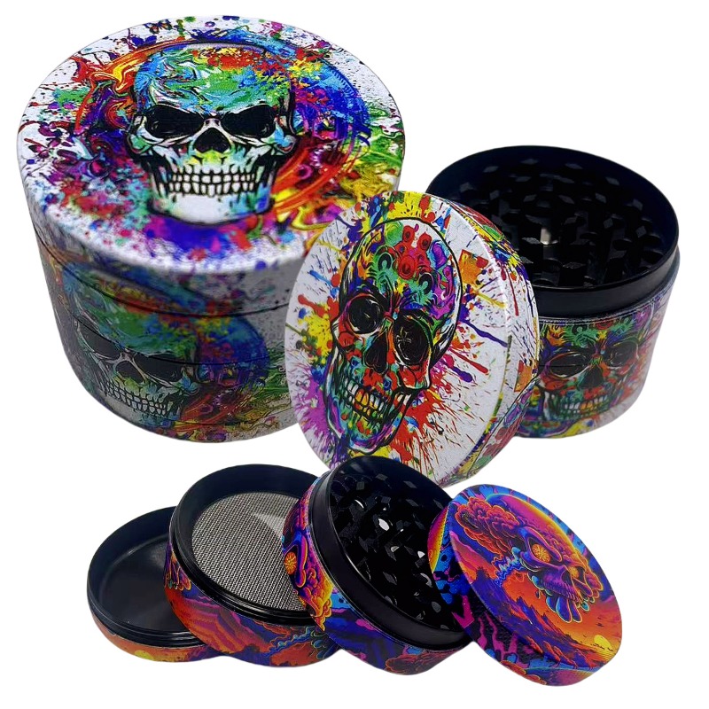 50mm Metal Skull Herb Grinder  - Kitchen Gadgets Gold のレビューと価格