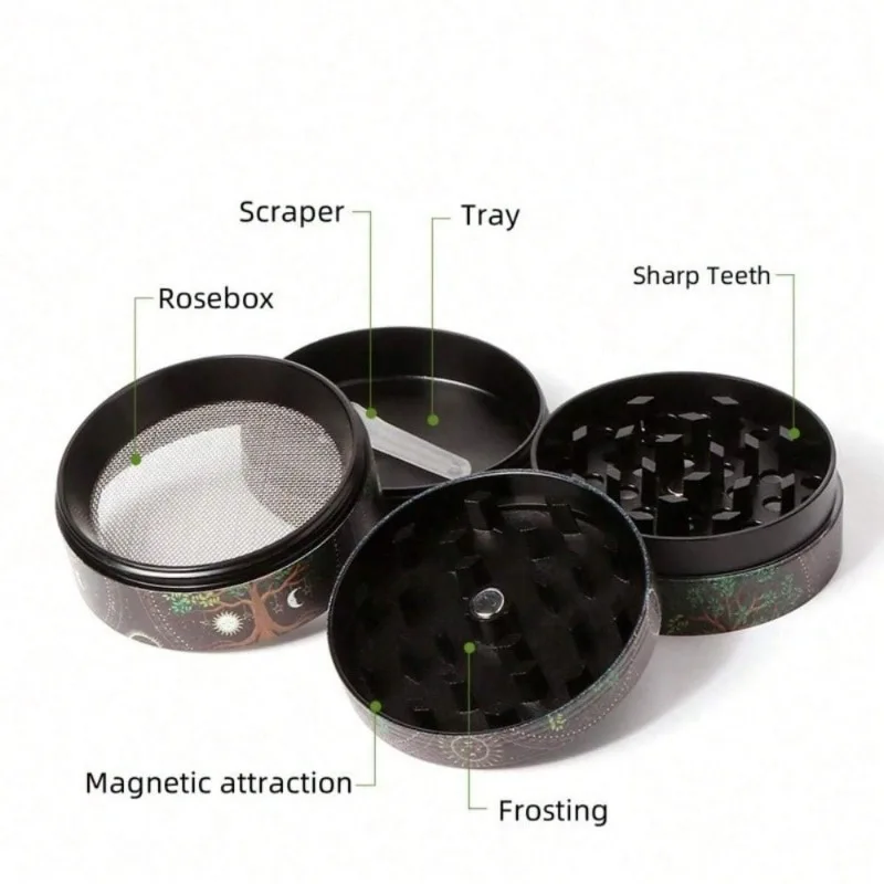 50mm Metal Skull Herb Grinder  - Kitchen Gadgets Gold のレビューと価格