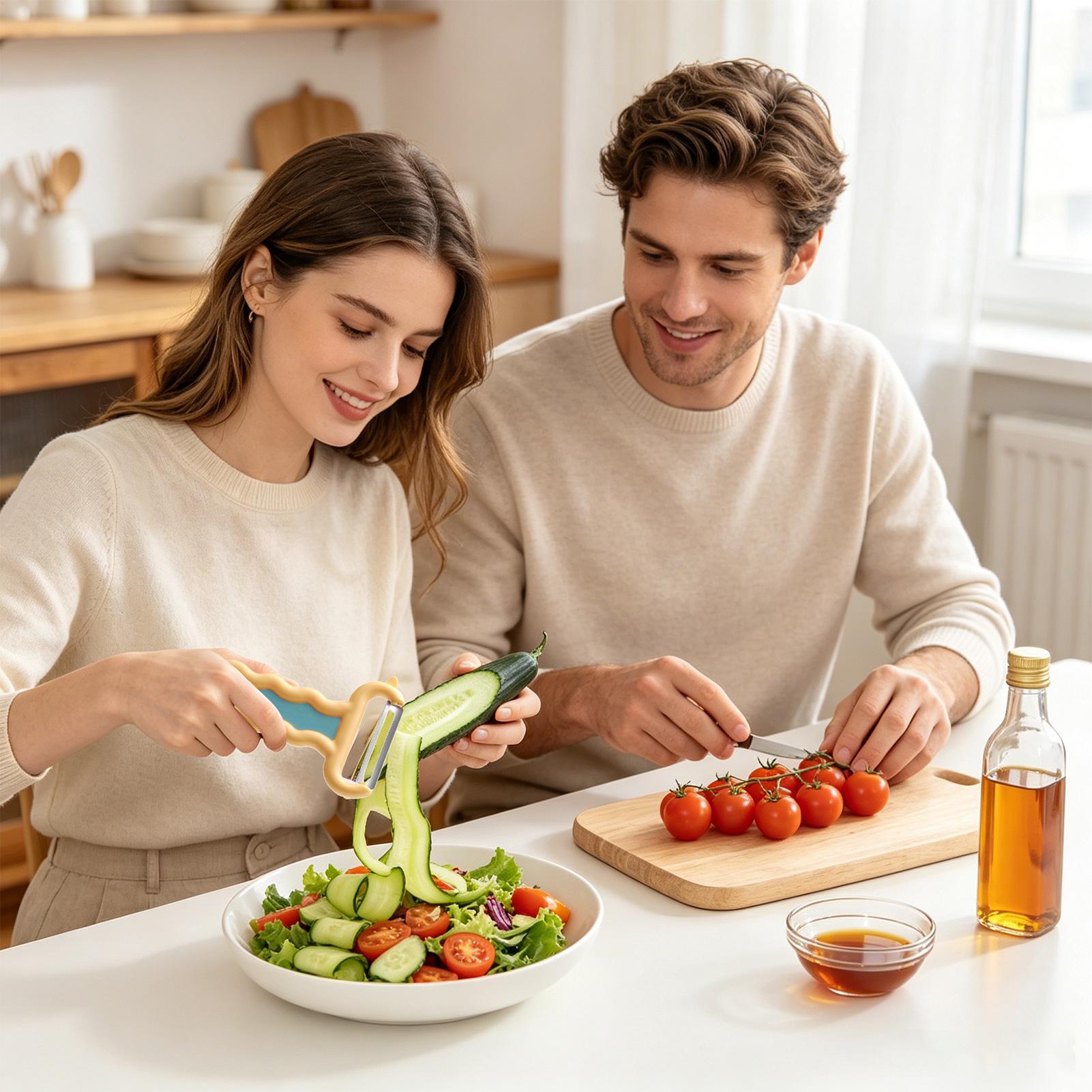 Veggie Peeler Handheld Kitchen - Kitchen Gadgets For Women のレビューと価格