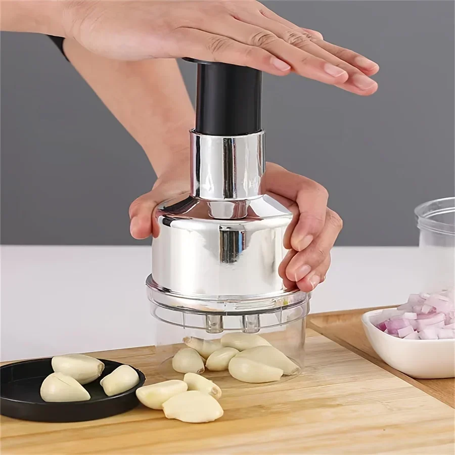 Stainless Steel Garlic Presser - Kitchen Gadgets Garlic のレビューと価格