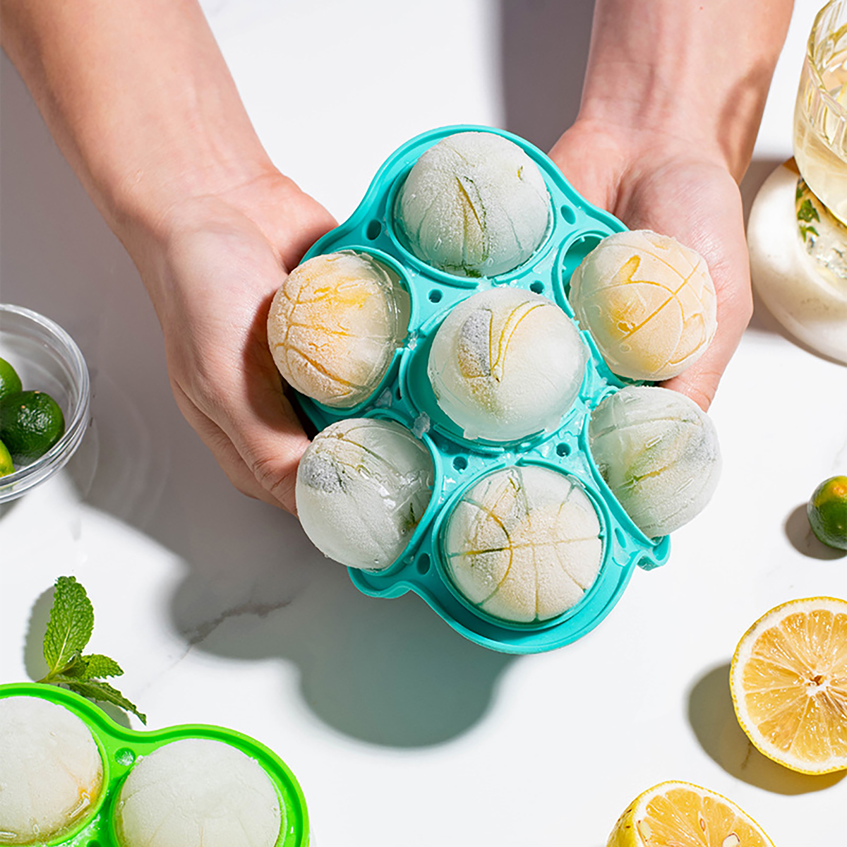 1pc Spherical Silicone Ice Gri - Kitchen Gadgets Baking のレビューと価格