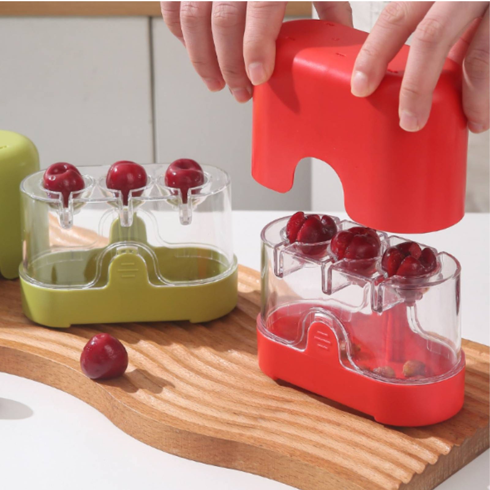 2-in-1 Cherry Pitter and Cutte - Kitchen Gadgets In のレビューと価格