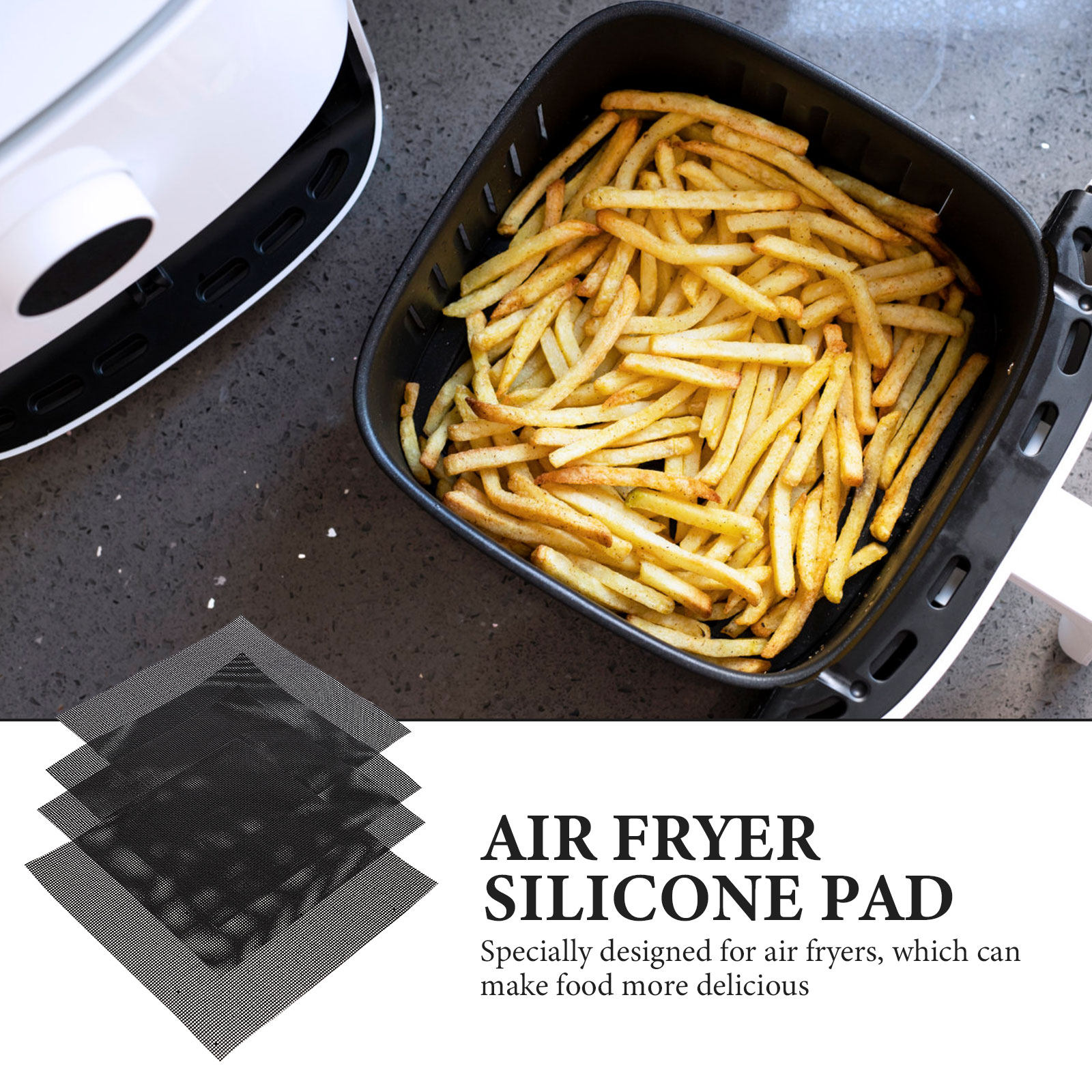 4Pcs Air Fryer Pads Non Stick  - Kitchen Gadgets Baking のレビューと価格