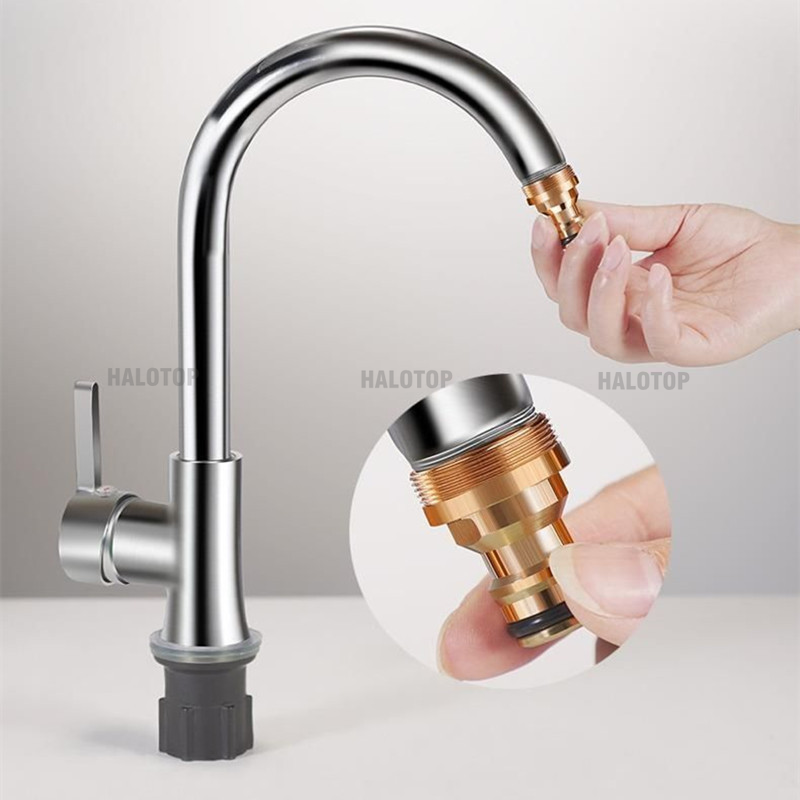 1/ 5PCS Universal Brass Tap Ki - Kitchen Gadgets Mixer のレビューと価格