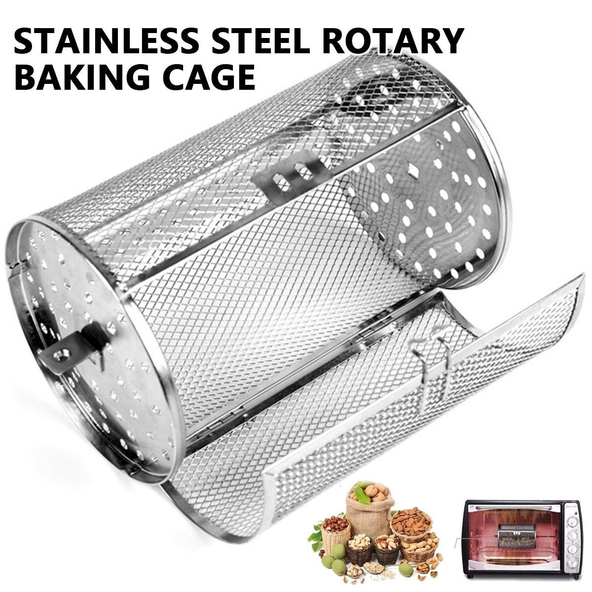Rotisserie Basket Stainless St - Kitchen Gadgets Made In Usa のレビューと価格