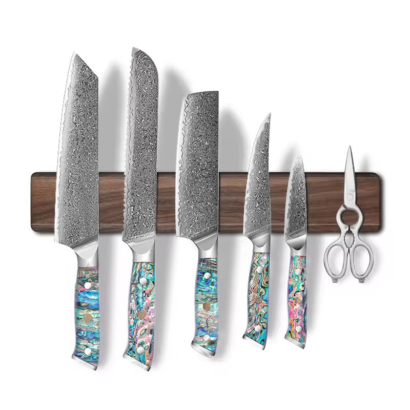 Walnut Wood Strong Magnetic Kn - Magnetic Knife Strip のレビューと価格