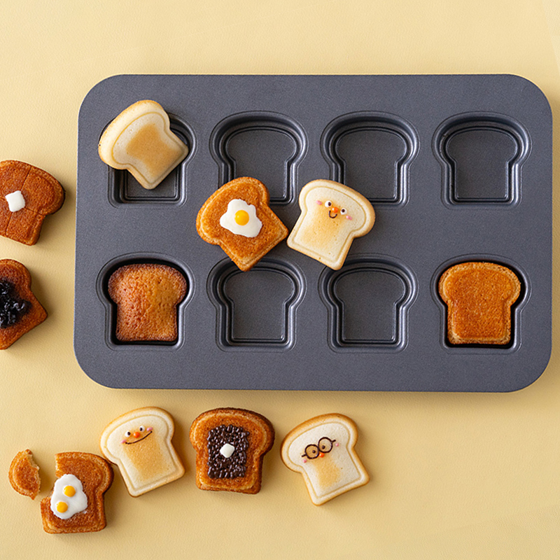 8 Cavity Toast Bread Pattern C - Kitchen Gadgets Baking のレビューと価格