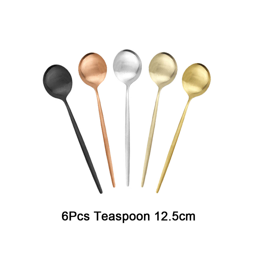 6Pcs Tea Coffee Stir Mini Spoo - Kitchen Gadgets Gold のレビューと価格