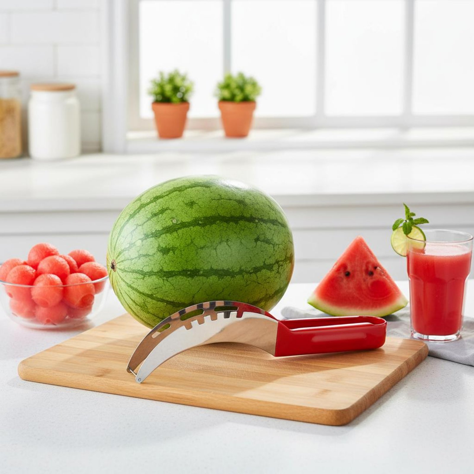 Watermelon Cube Cutter Food Gr - Kitchen Gadgets In のレビューと価格