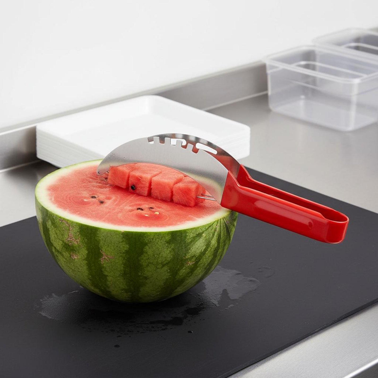 Watermelon Cube Cutter Food Gr - Kitchen Gadgets In のレビューと価格