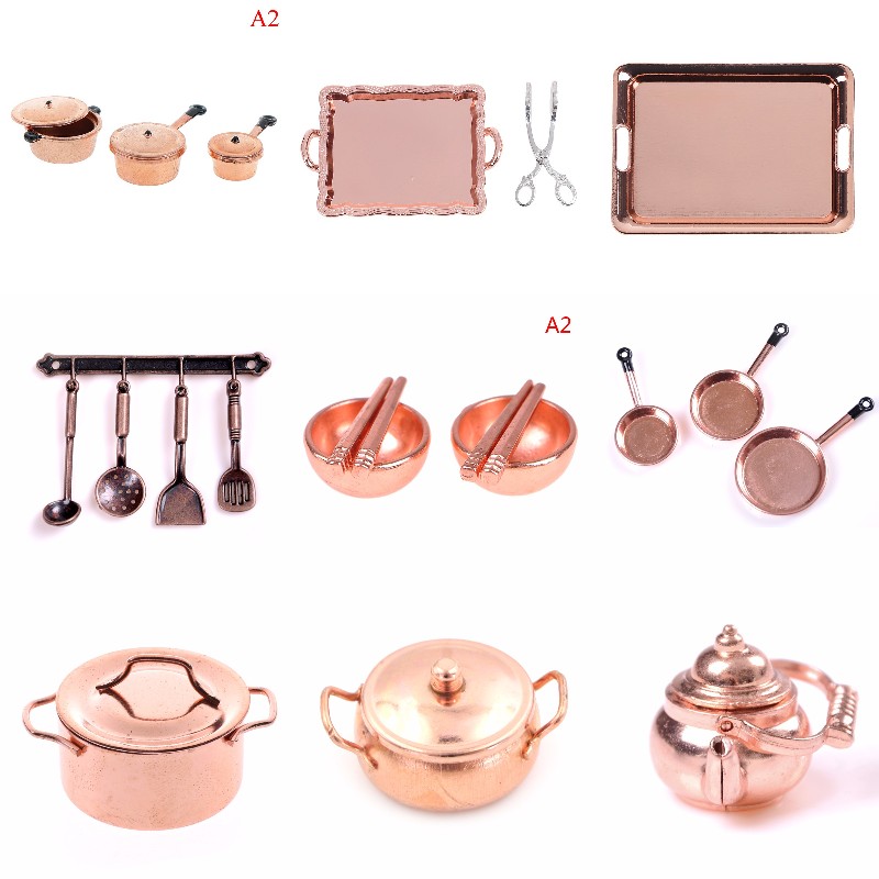 1:12 Scale Dollhouse Miniature - Kitchen Gadgets Gold のレビューと価格