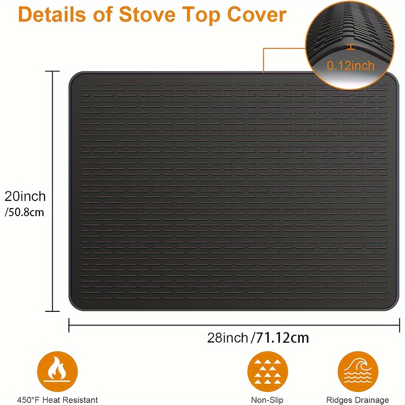 Silicone Stove Top Cover for E - Small Kitchen Gadgets Gifts のレビューと価格