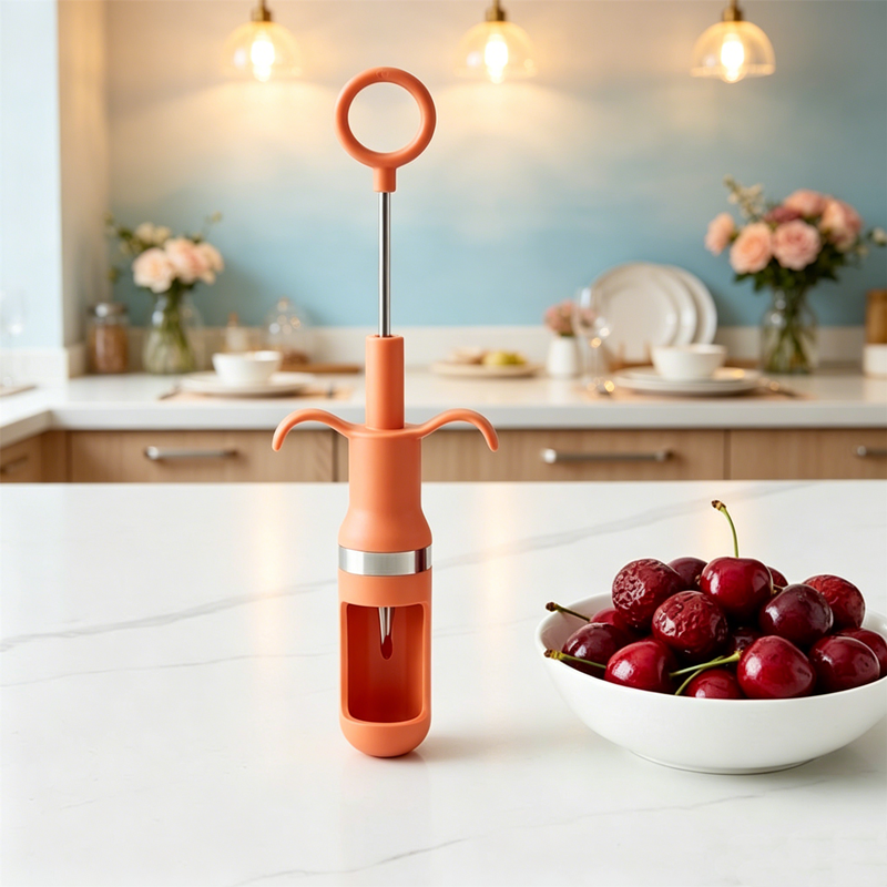 One-Second Cherry Pitter Stain - Kitchen Gadgets Baking のレビューと価格