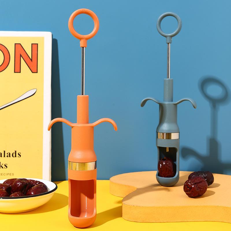 One-Second Cherry Pitter Stain - Kitchen Gadgets Baking のレビューと価格