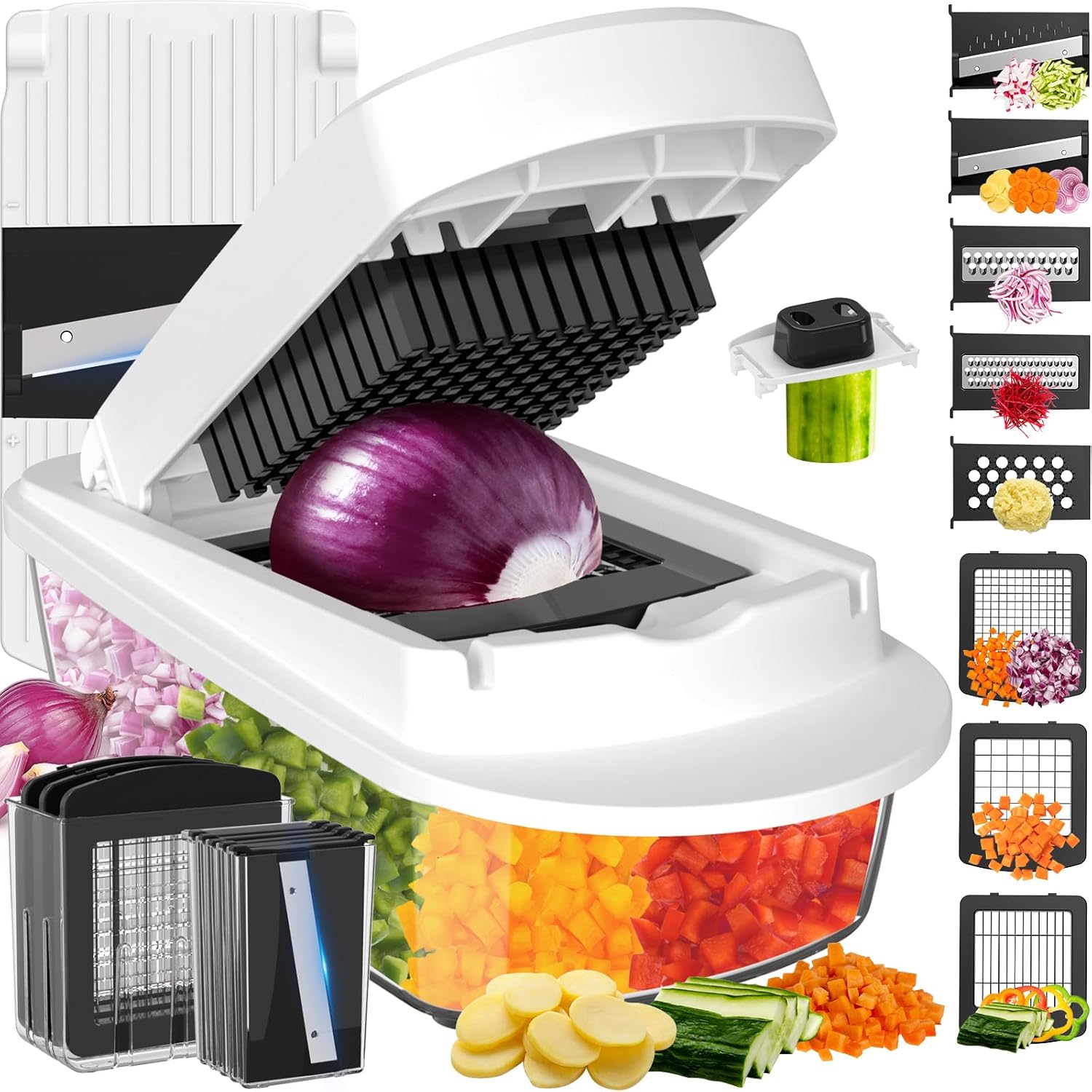 8 Blade All-in-1 Vegetable Cho - Kitchen Gadgets Essential のレビューと価格