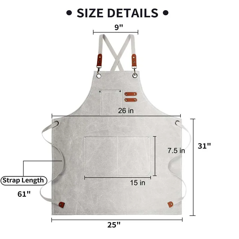 Household Canvas Apron Oil-pro - Kitchen Gadgets For Women のレビューと価格
