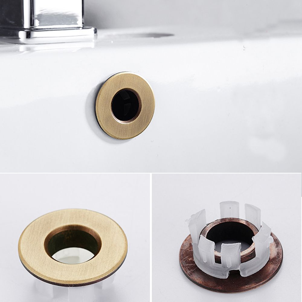 Round Hole Overflow Cover For  - Kitchen Gadgets Gold のレビューと価格