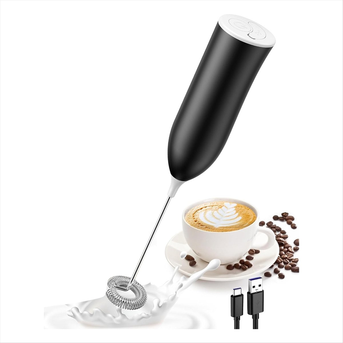 Milk Frother Rechargeable, Rec - Milk Frother のレビューと価格