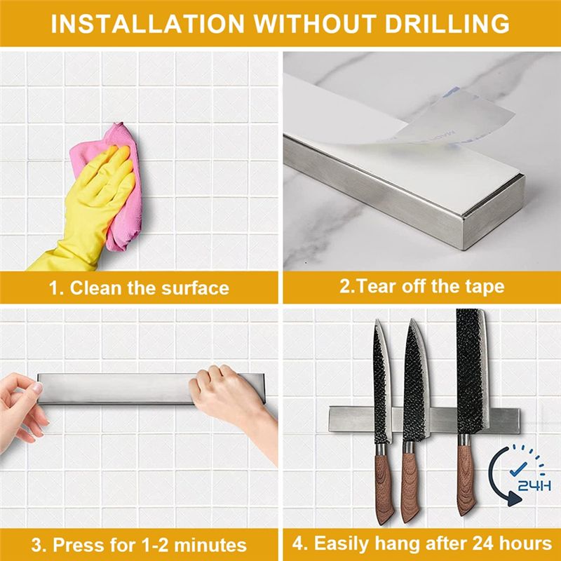 A93Z Multipurpose Magnetic Kni - Magnetic Knife Strip のレビューと価格