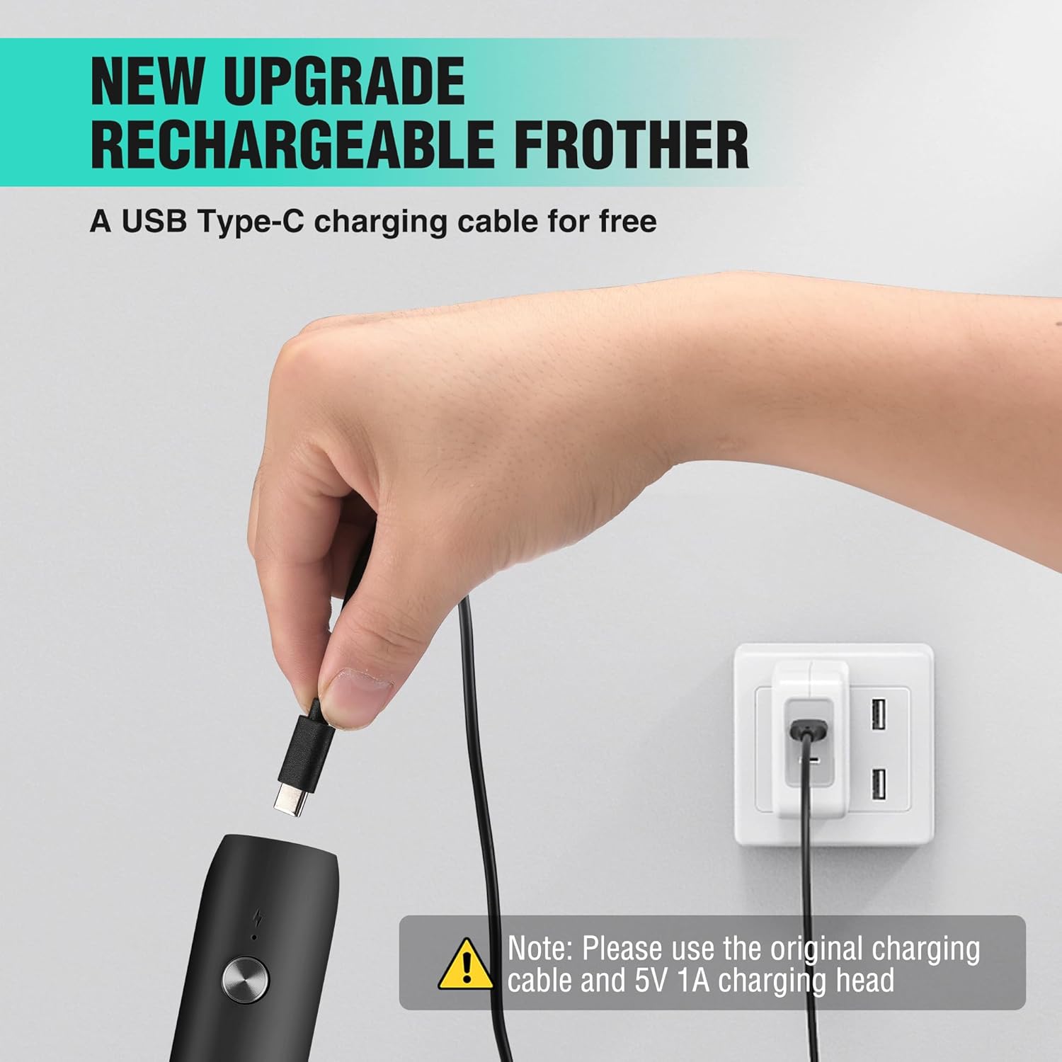 Rechargeable Milk Frother Wand - Milk Frother のレビューと価格
