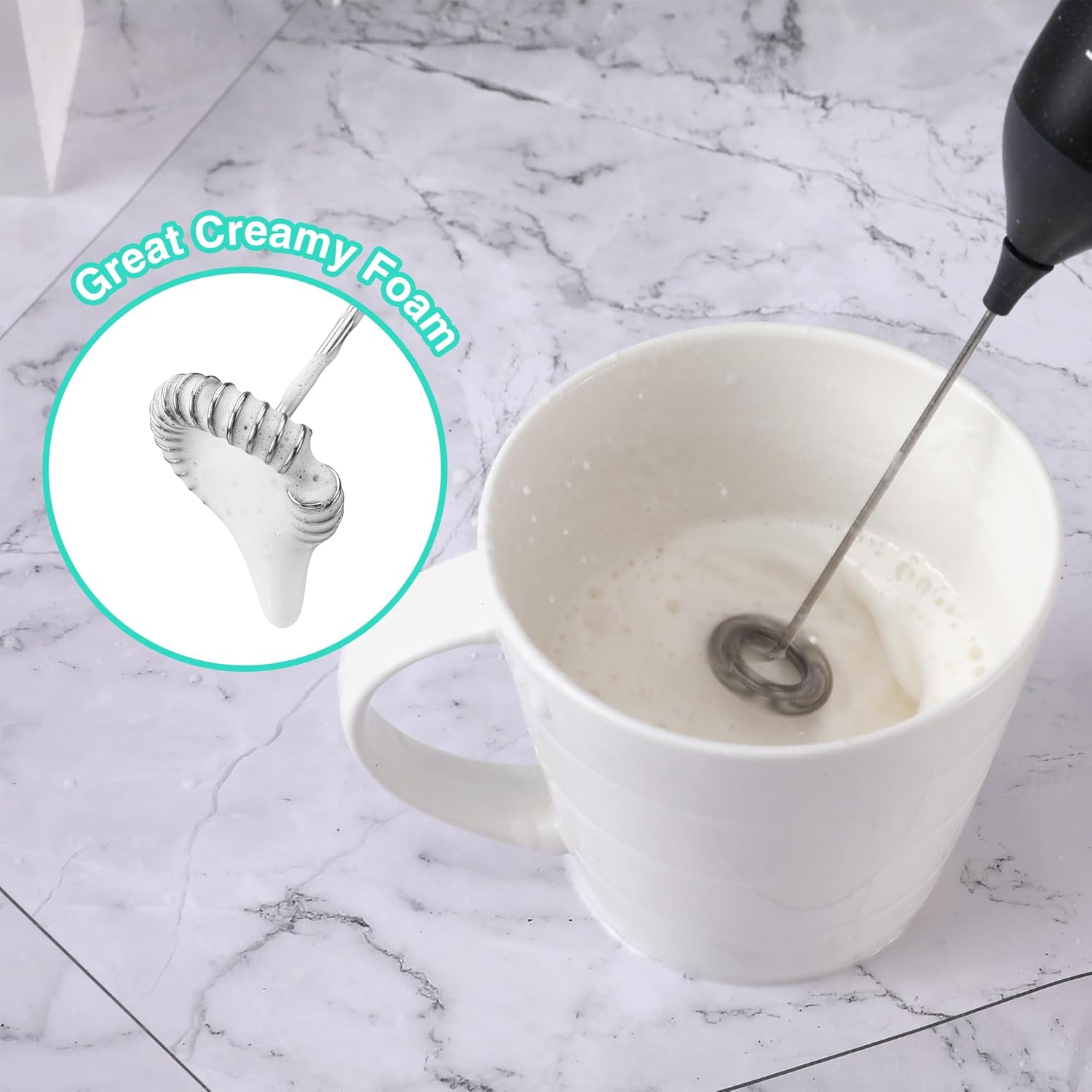 Rechargeable Milk Frother Wand - Milk Frother のレビューと価格
