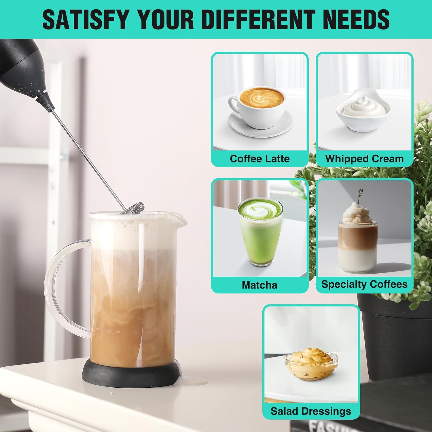 Rechargeable Milk Frother Wand - Milk Frother のレビューと価格