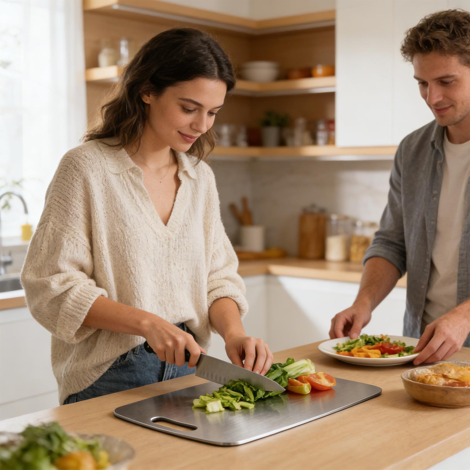 Stainless Steel Cutting Board  - Kitchen Gadgets In のレビューと価格