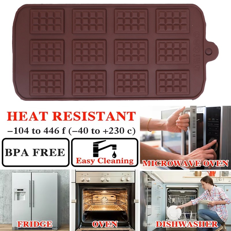 Silicone Chocolate Mold 12 Eve - Kitchen Gadgets Baking のレビューと価格