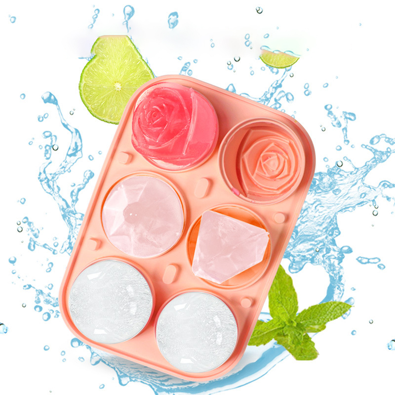 3D Rose Diamond Round Ice Cube - Kitchen Gadgets Baking のレビューと価格