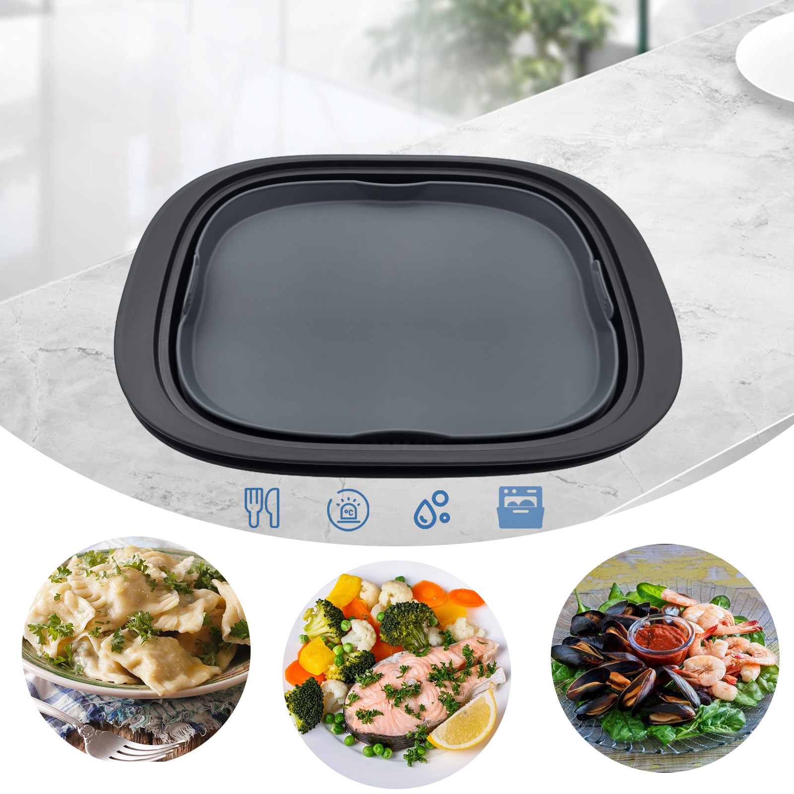 Silicone Steamer&Baking Dish f - Kitchen Gadgets Thermomix のレビューと価格