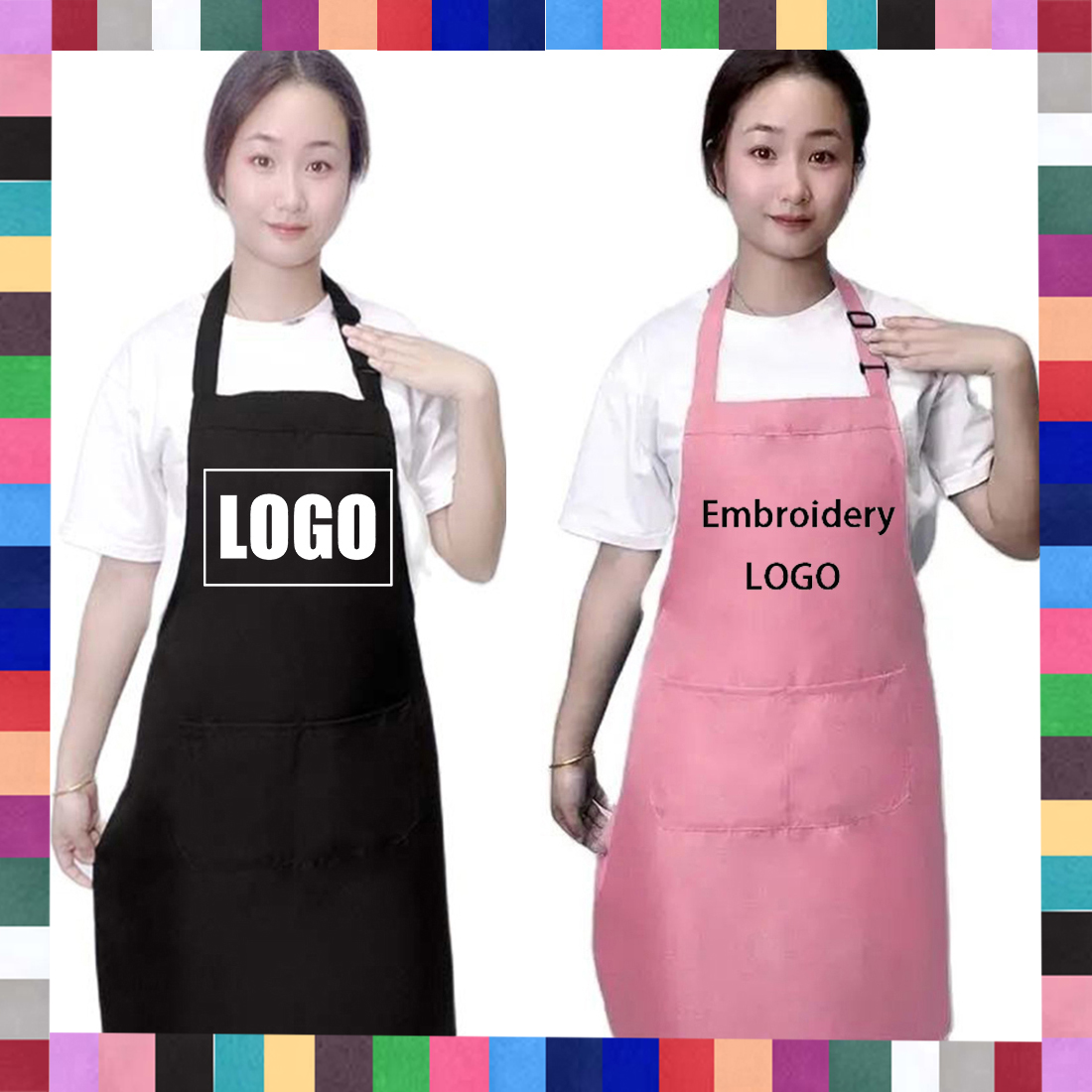 18 Colors Custom LOGO Aprons F - Kitchen Gadgets For Women のレビューと価格