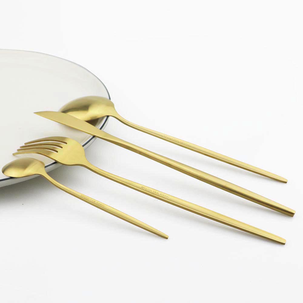 6Pcs Matte Stainless Steel Tea - Kitchen Gadgets Gold のレビューと価格