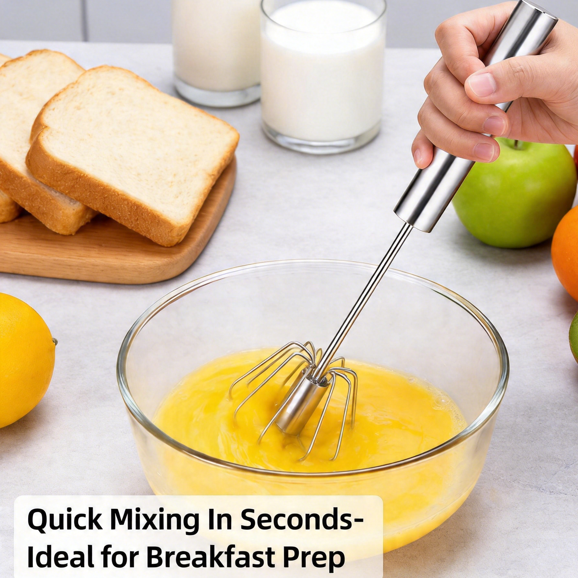Stainless Steel Egg-Beater Dur - Kitchen Gadgets Mixer のレビューと価格