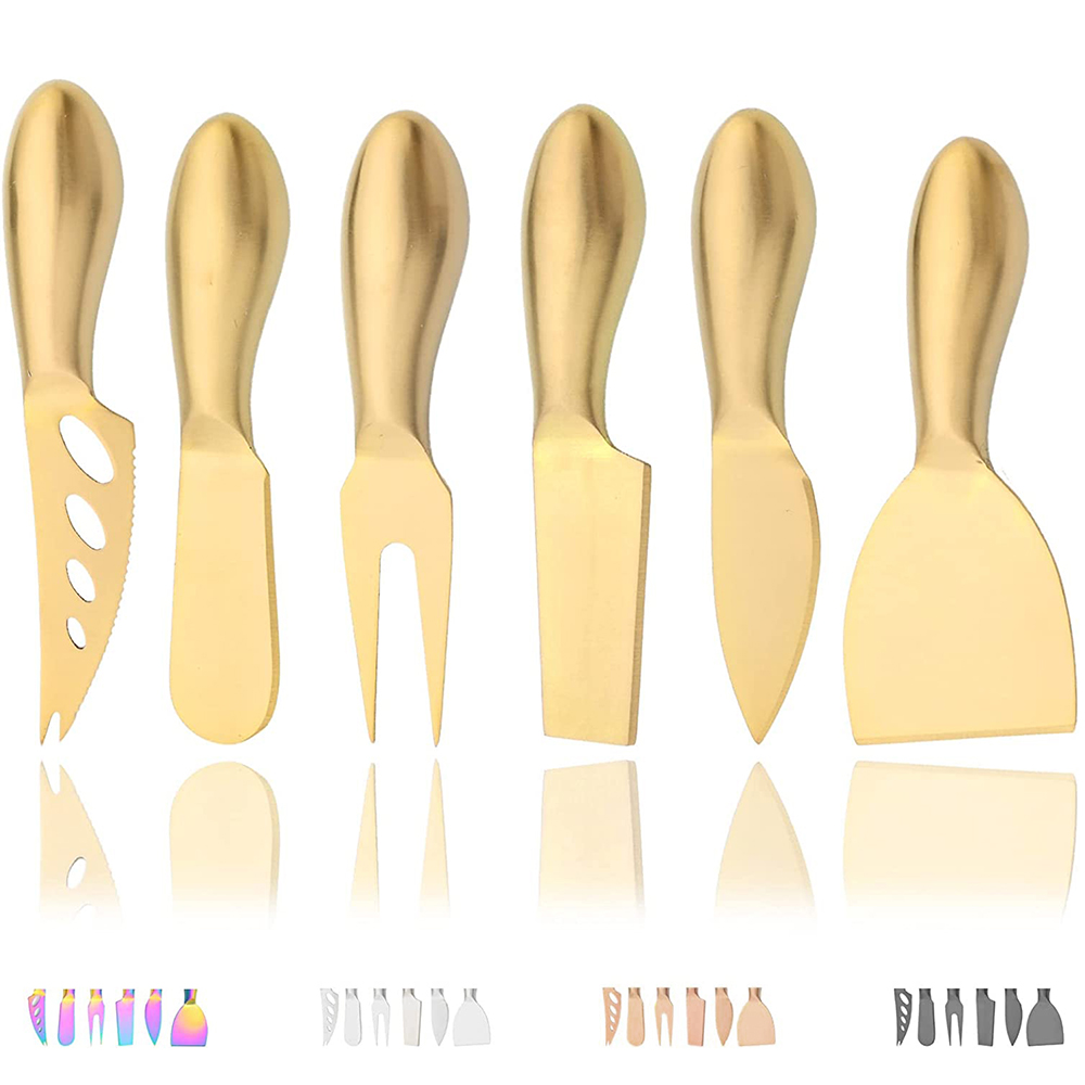 6Pcs Matte Gold Mini Knife For - Kitchen Gadgets Gold のレビューと価格