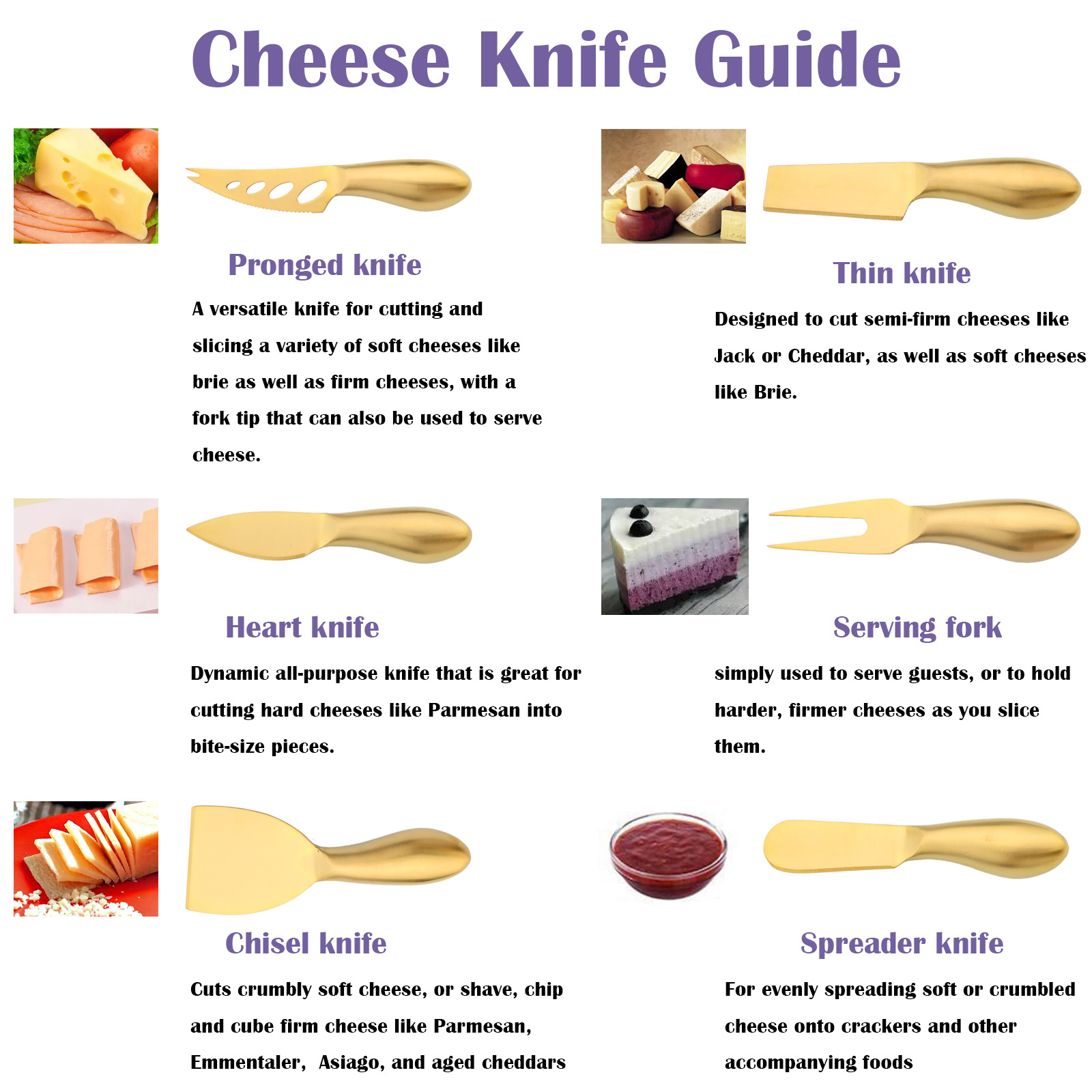 6Pcs Matte Gold Mini Knife For - Kitchen Gadgets Gold のレビューと価格