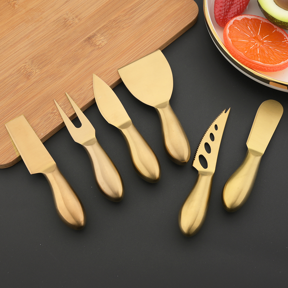 6Pcs Matte Gold Mini Knife For - Kitchen Gadgets Gold のレビューと価格