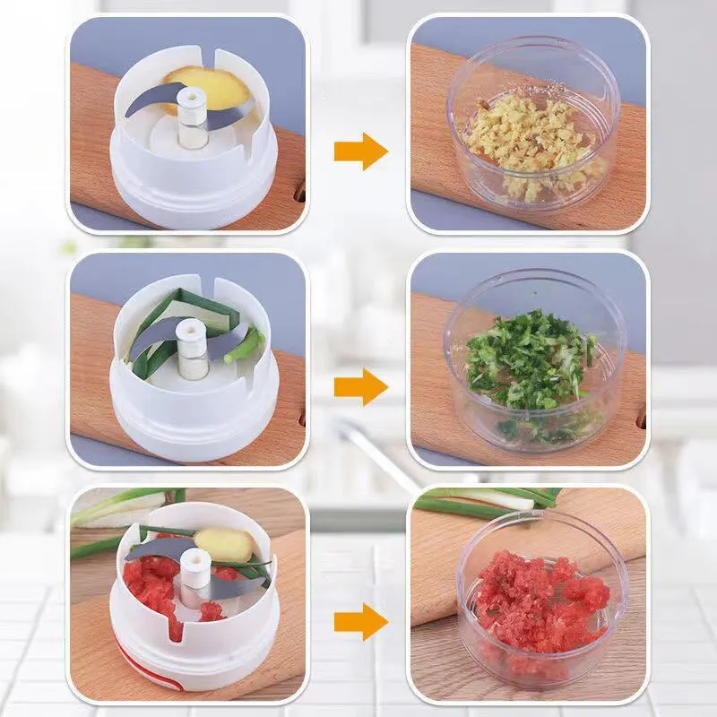 Plastic Garlic Crusher Press V - Kitchen Gadgets Garlic のレビューと価格