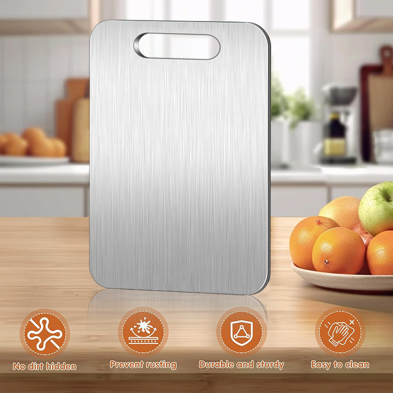 1pc Stainless Steel Cutting Bo - Kitchen Gadgets In のレビューと価格