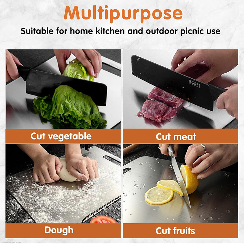 1pc Stainless Steel Cutting Bo - Kitchen Gadgets In のレビューと価格
