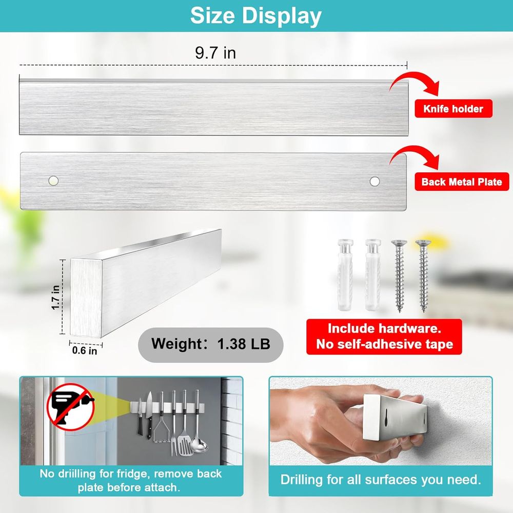 Magnetic Knife Strip for Kitch - Magnetic Knife Strip のレビューと価格