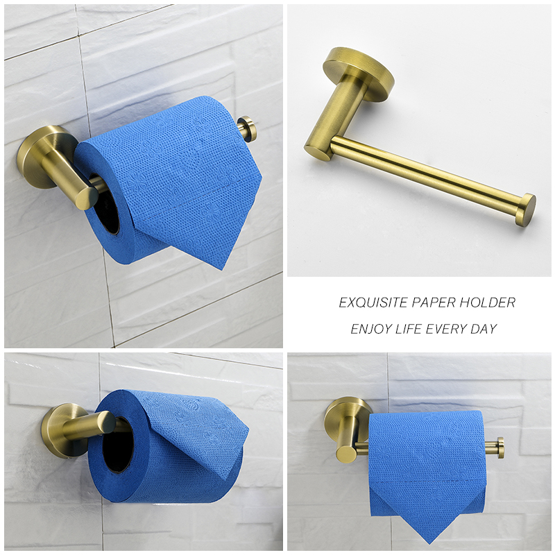 Brushed Gold Toilet Paper Tiss - Kitchen Gadgets Gold のレビューと価格