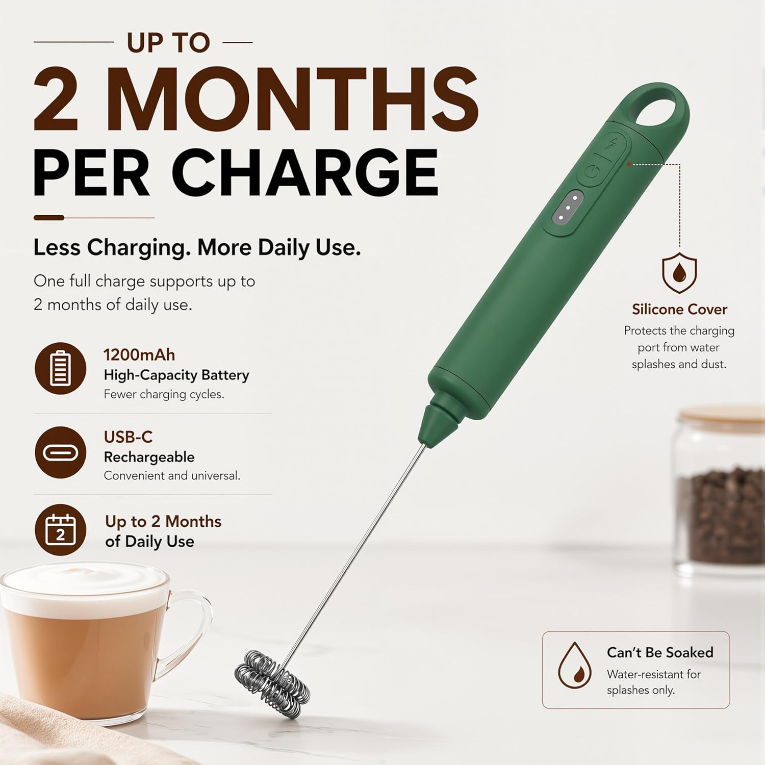 Handheld Milk Frother 3 Speed  - Milk Frother のレビューと価格