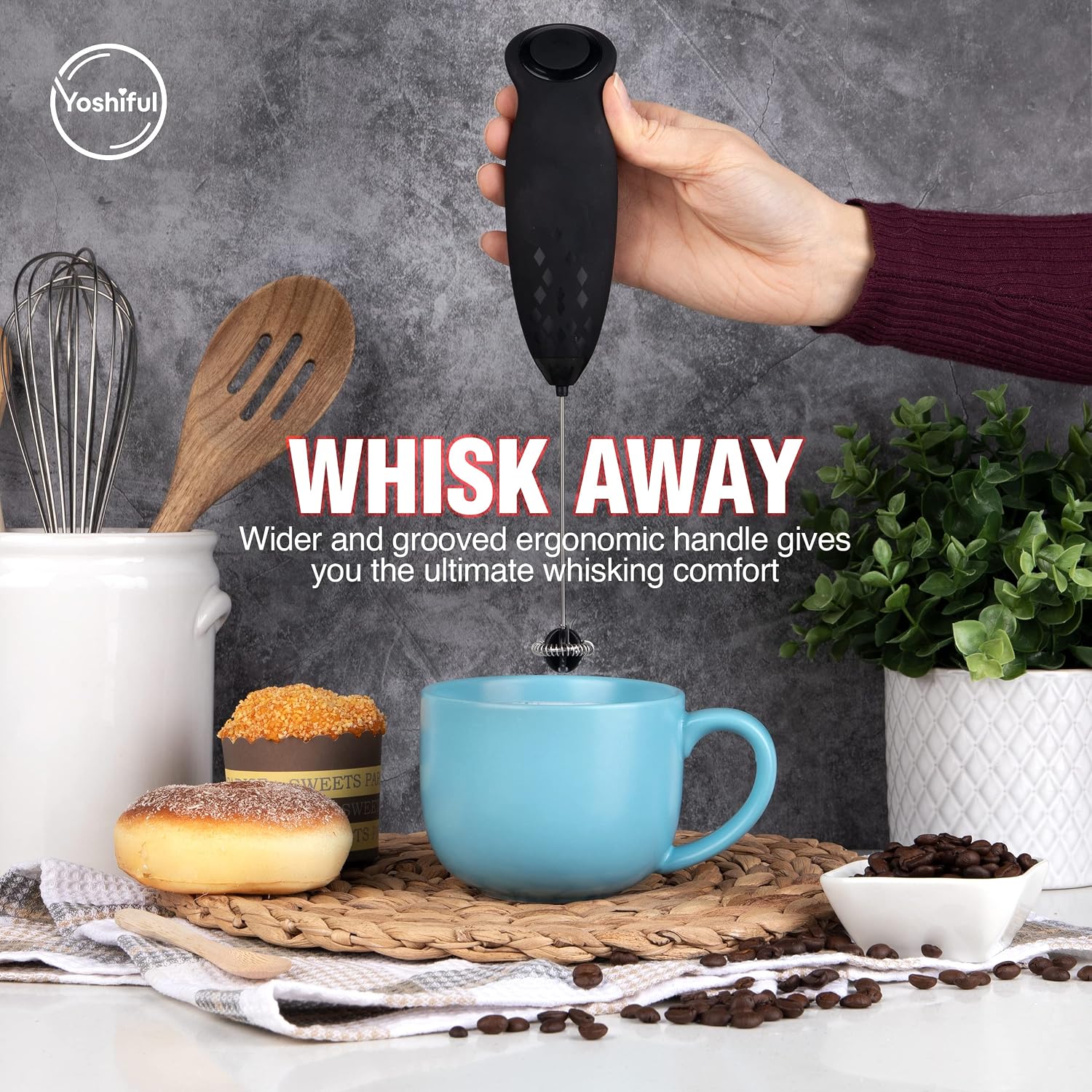 Electric Milk Frother Handheld - Milk Frother のレビューと価格