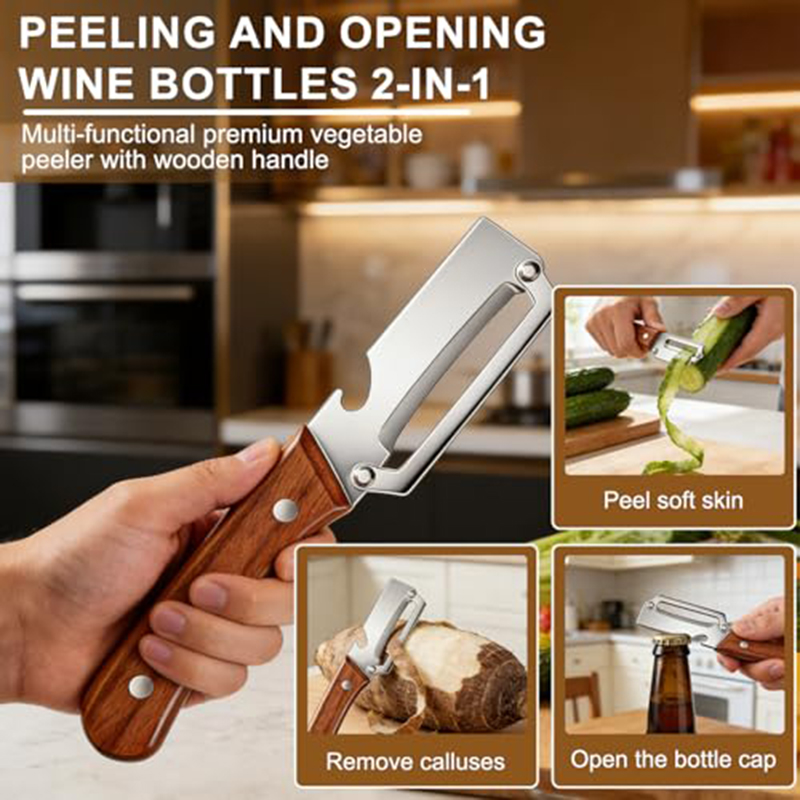 Stainless Steel Kitchen Peeler - Kitchen Gadgets In のレビューと価格
